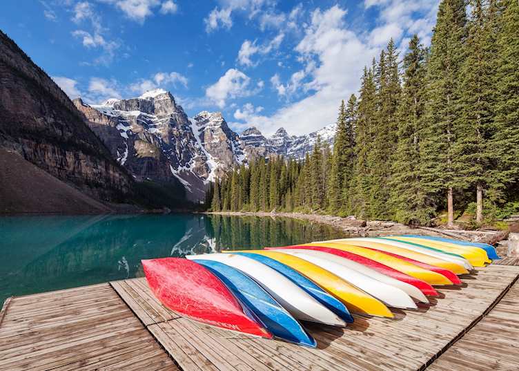 Canoe rentals, Moraine Lake Lodge