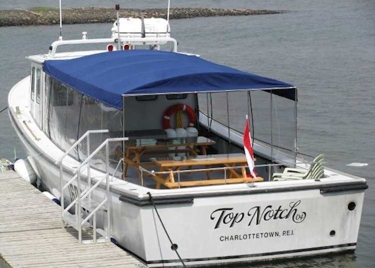Top Notch Lobster Tours, boat, Charlottetown
