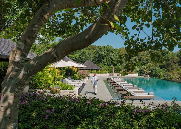 Pool area, Raffles Bali