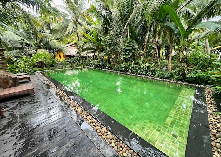 Pool area, Mekong Home