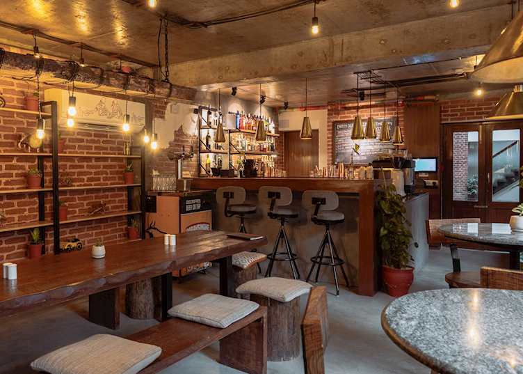 Restaurant and bar