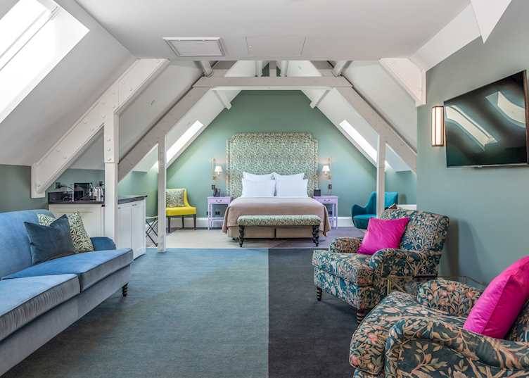 Royal skylight room, The Observatory Hotel, Christchurch, New Zealand