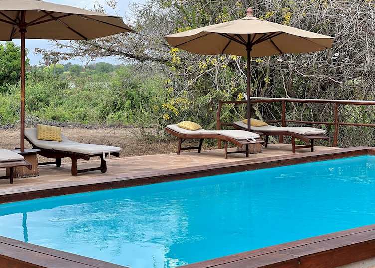 Pool at Selous Impala Camp, Nyerere National Park (formerly the Selous Game Reserve)