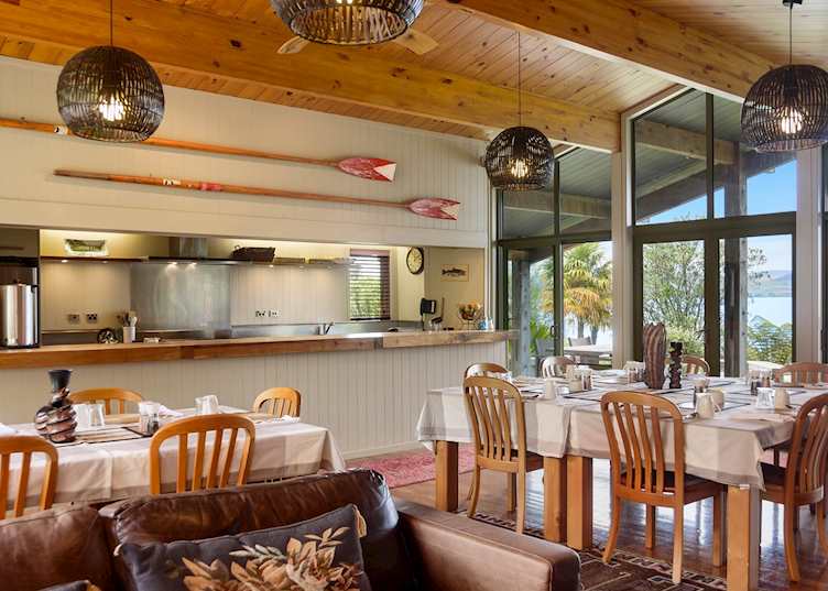 Koura Lodge dining room