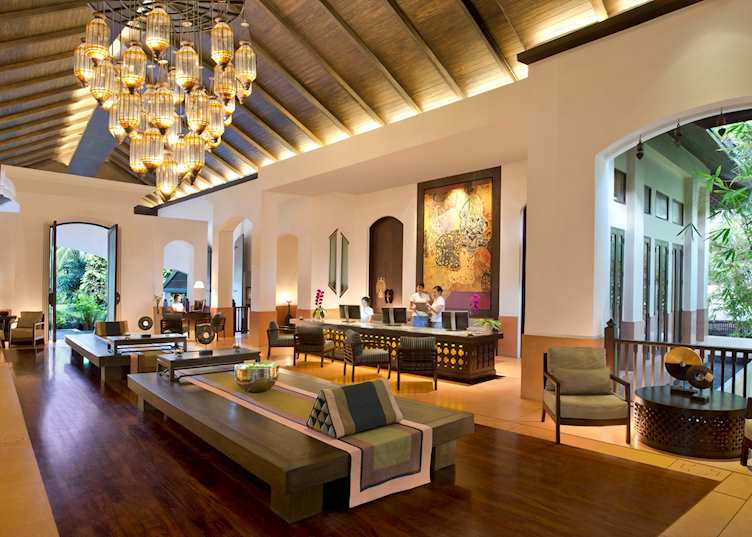 Lobby area at Anantara Bophut Koh Samui Resort