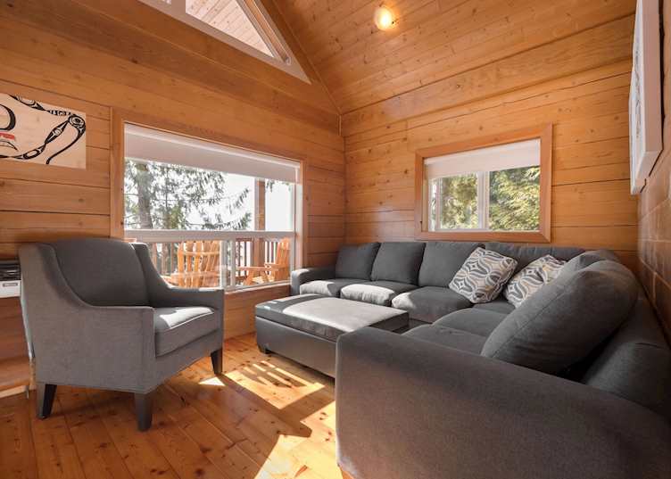 Cabin at Klahoose Wilderness Resort, Desolation Sound