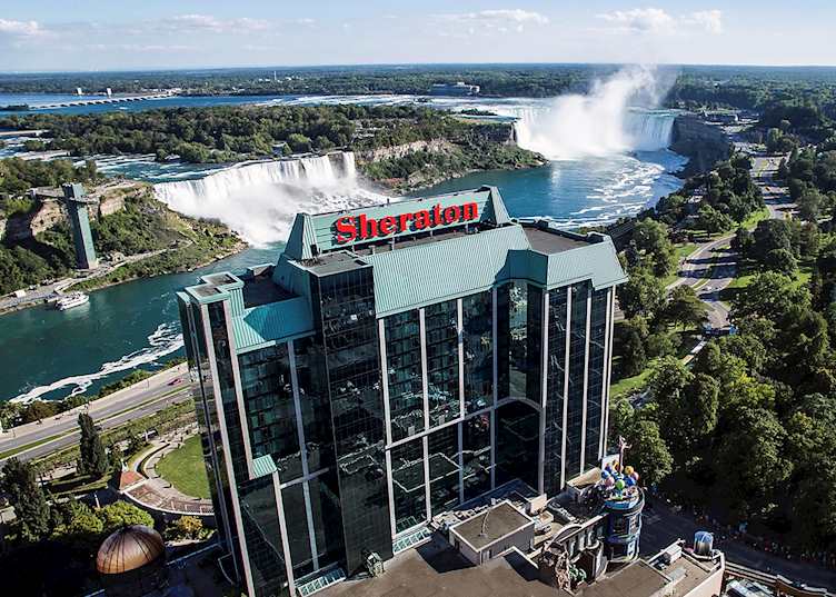 Sheraton Fallsview Hotel exterior, Niagara Falls
