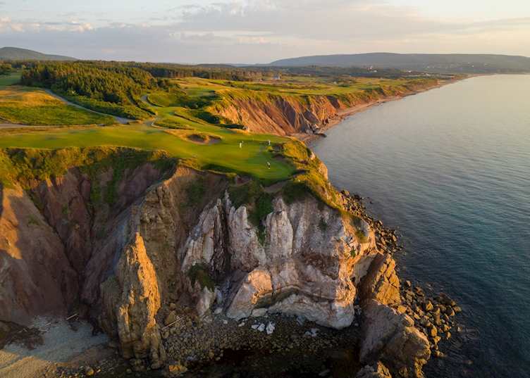 Cabot Cliffs on the Cape Breton Peninsula, Nova Scotia