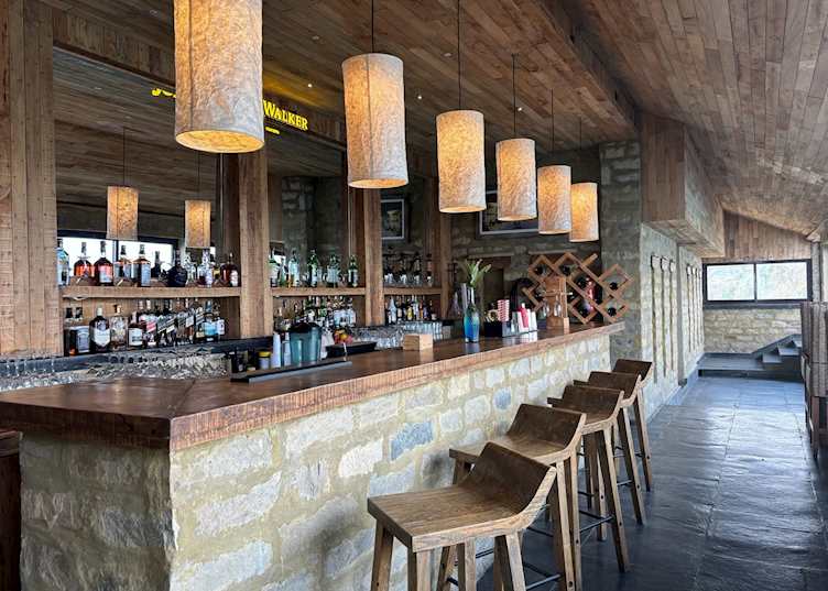 Bar at Sarangkot Mountain Lodge