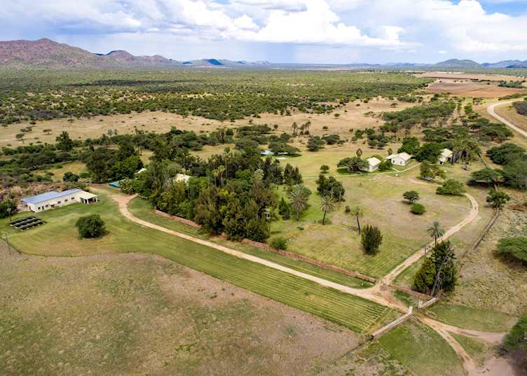 Aerial view, Ghaub Lodge