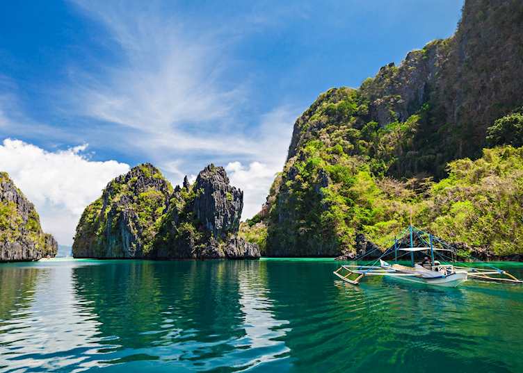 Filipino boat in El Nido