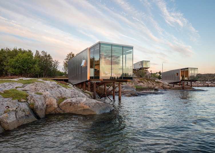 Sea cabins, Manshausen (Credit: Adrien Giret)