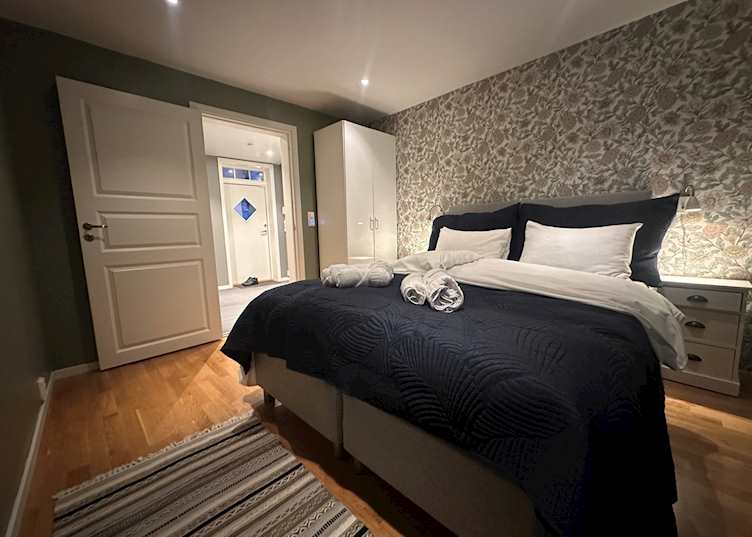Rorbu bedroom, Svinøya Rorbuer