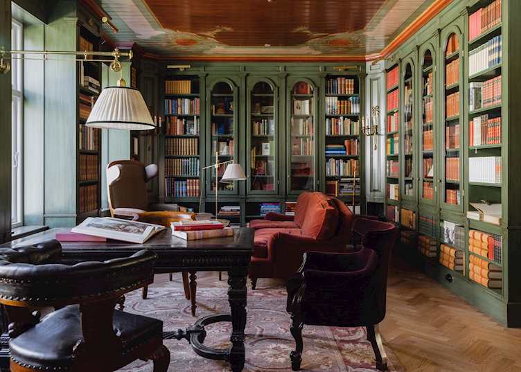 Library, Hotel Union Øye