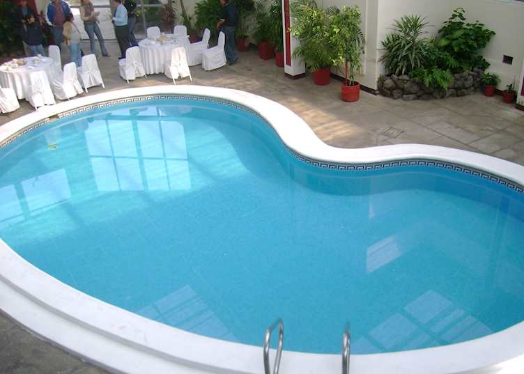 Swimming pool, Pension Bonifaz