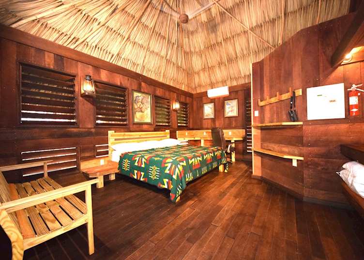 Guest room, Lamanai Outpost Lodge