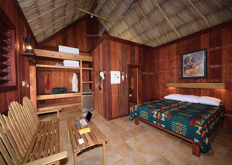 Guest room, Lamanai Outpost Lodge