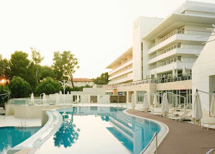 Swimming pool at Hotel Bellevue  Lošinj, Croatia
