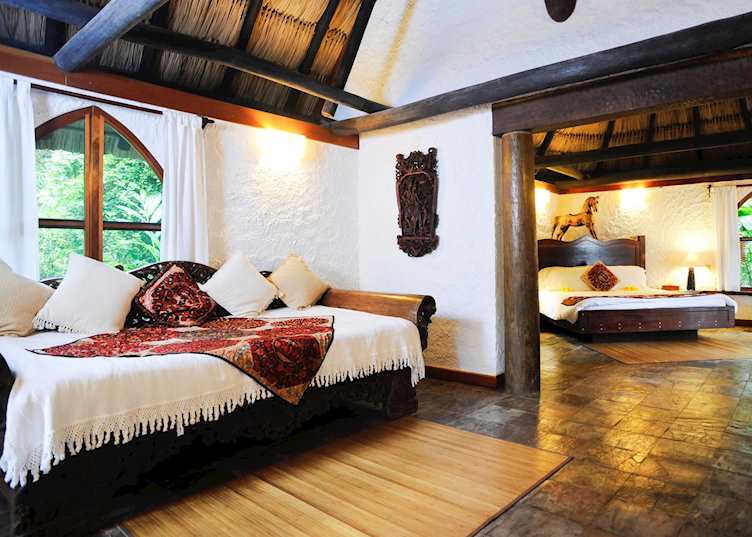 Guest room, The Lodge at Chaa Creek