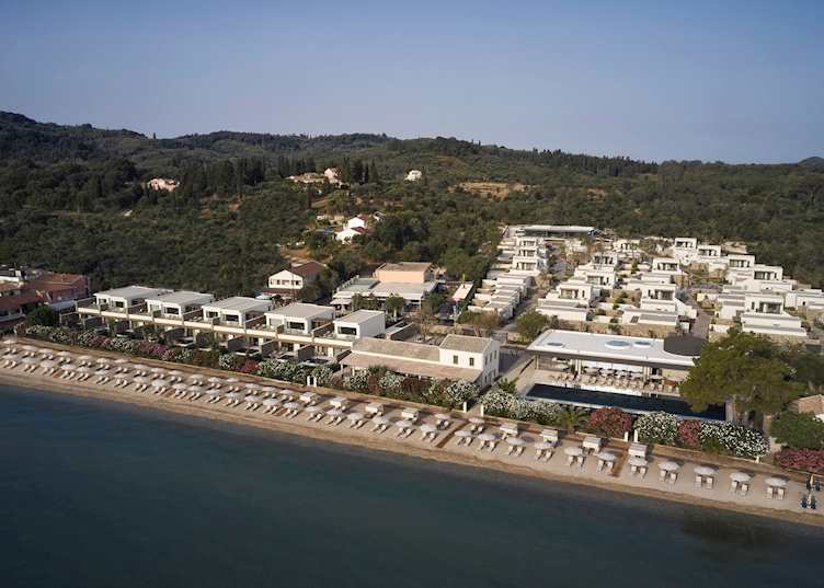 Aerial View, Olivar Suites, Corfu, Greece