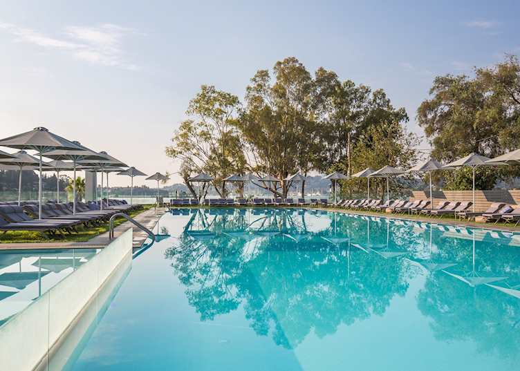 Swimming pool, Rodostamo Hotel & Spa, Corfu, Greece