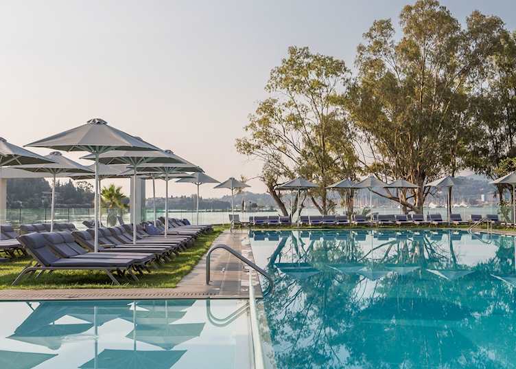 Swimming pool, Rodostamo Hotel & Spa, Corfu, Greece