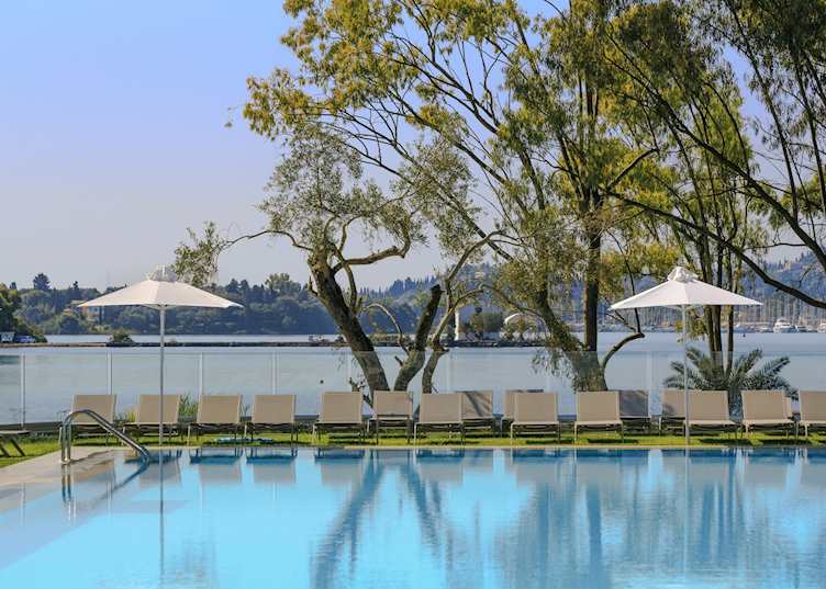 Swimming pool, Rodostamo Hotel & Spa, Corfu, Greece
