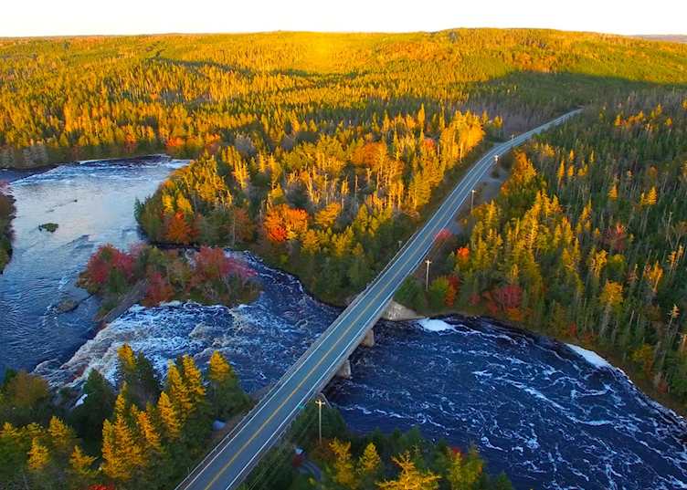Fall foliage, Liscomb Mills, Nova Scotia