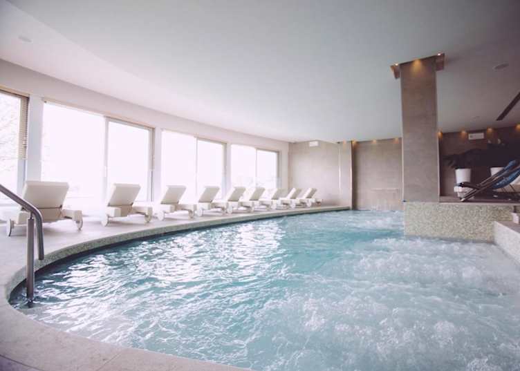 Indoor pool at Hotel Olivi