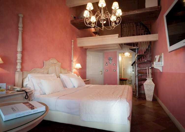 Bedroom at Hotel Olivi 