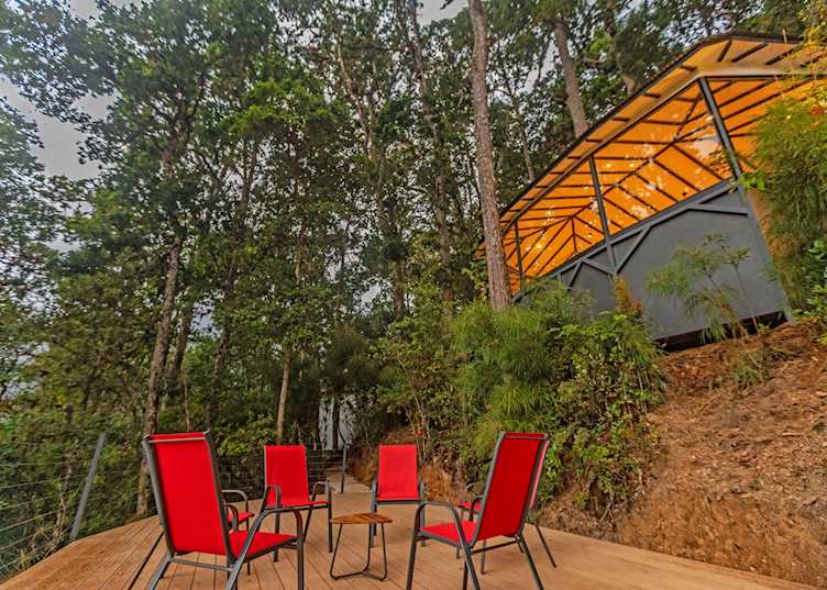 Terrace, Dantica Cloud Forest Lodge 