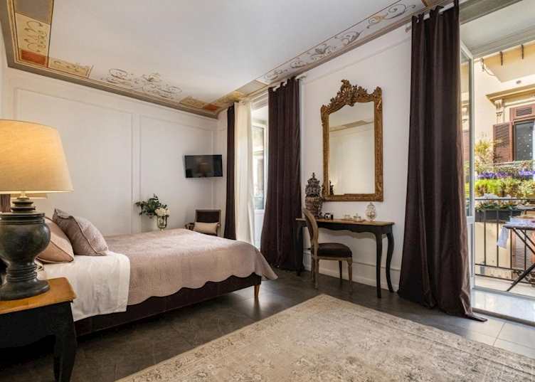 Bedroom at Palazzo Natoli 