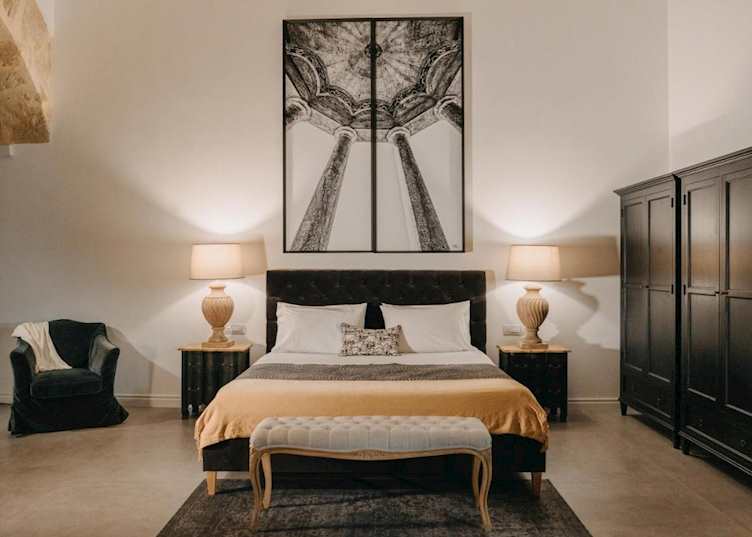 Bedroom at Palazzo Natoli 