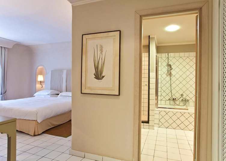 Bathroom at Therasia Resort Sea & Spa