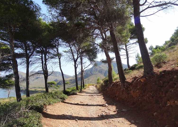 Coastal path hiking in Mallorca