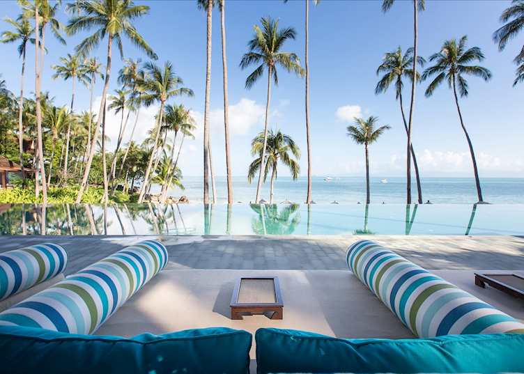 Pool area, Four Seasons Resort Koh Samui
