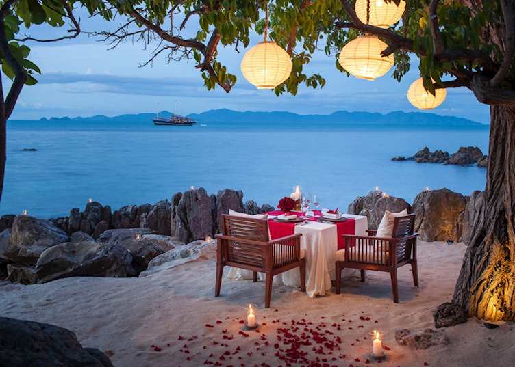 Twilight dinner, Four Seasons Resort Koh Samui