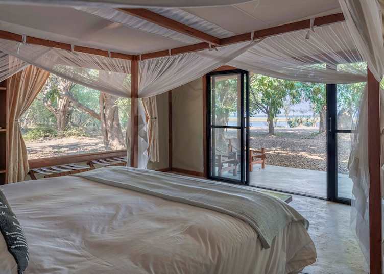 Views from family tent, Potato Bush Camp