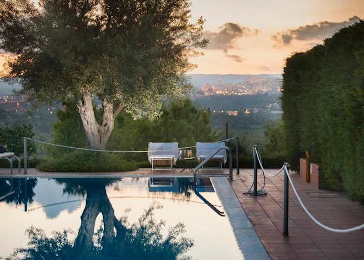 Swimming pool at Villa Favorita, Noto