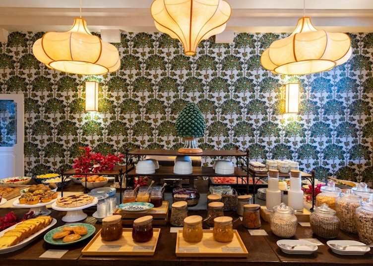  Breakfast buffet at Villa Favorita, Noto
