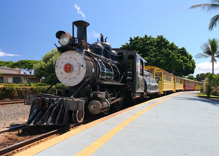 Old Steam train in Maui