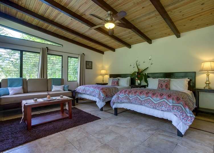 Riverfront Deluxe room, Black Rock Lodge, Belize