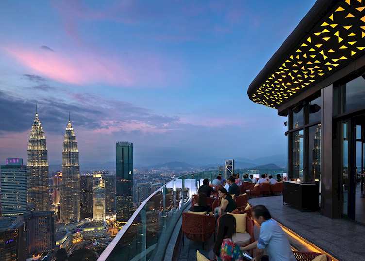 Banyan Tree Kuala Lumpur - dining at Vertigo