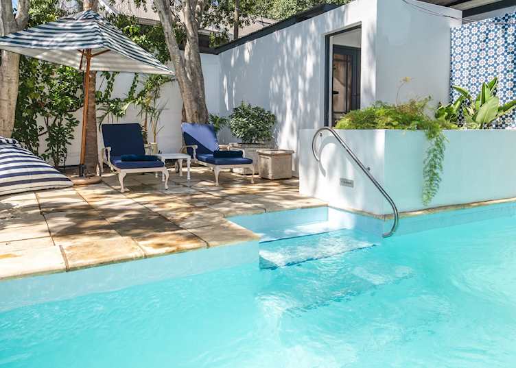 Pool suite swimming pool, The Last Word Franschhoek (Credit: Last Word Intimate Hotels & Safari Camps)