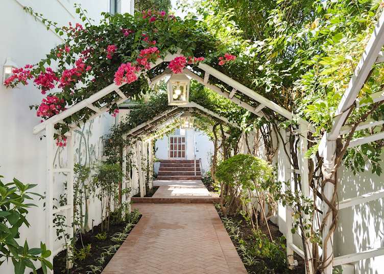 Hotel entrance, The Last Word Franschhoek (Credit: Last Word Intimate Hotels & Safari Camps)