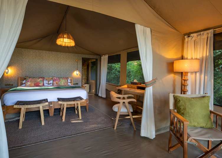 Luxury tent, Rekero Tented Camp