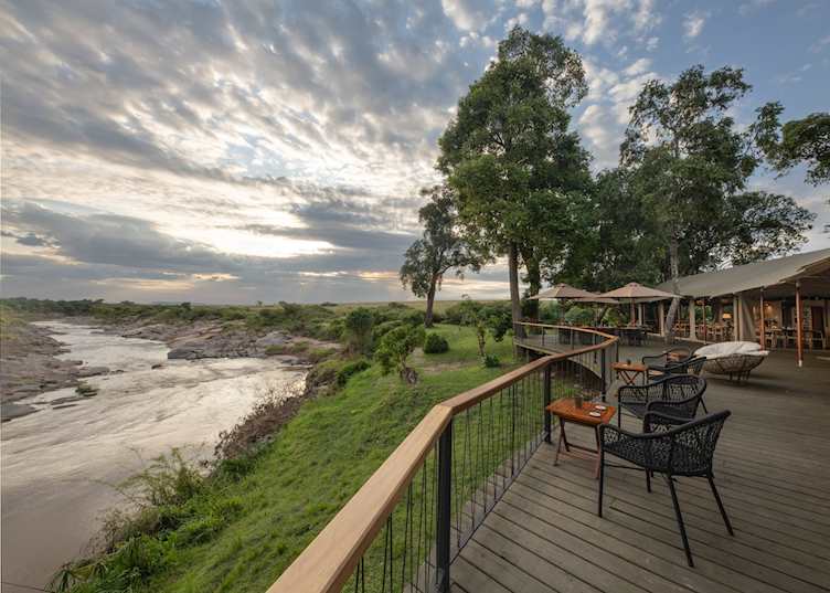 Viewing deck, Rekero Tented Camp