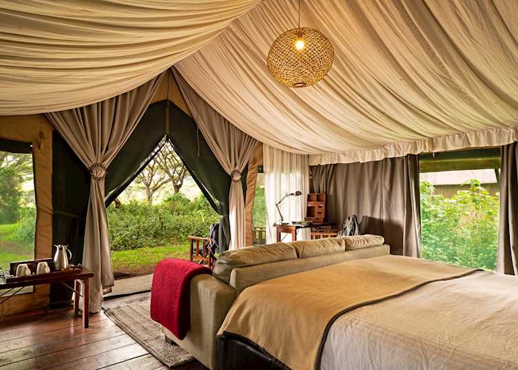 Views from the tent, Lemala Ngorongoro Camp