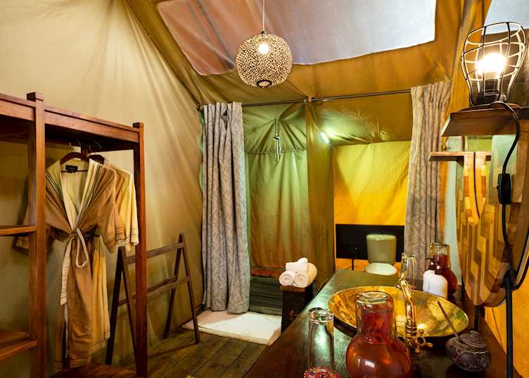 En suite bathroom, Lemala Ngorongoro Camp