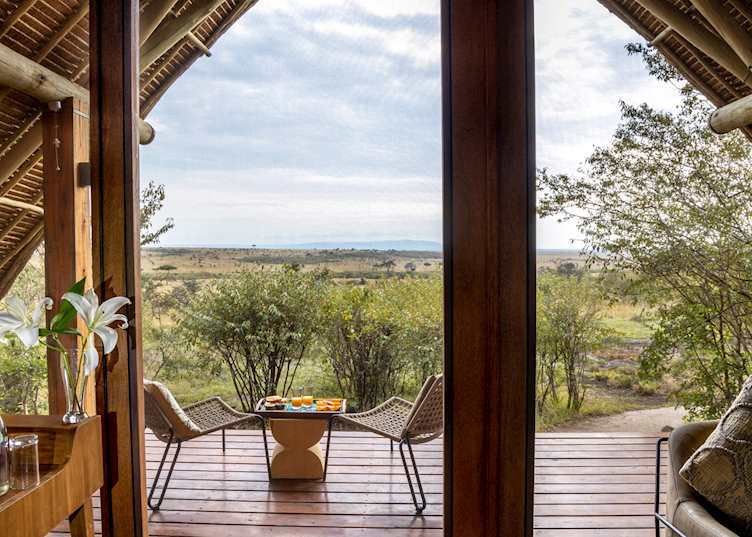 Viewing deck, Asilia Naboisho Camp